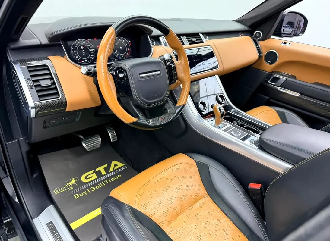 2022 Range Rover Sport SVR, 2027 RR Warranty + Service Pack, Full RR Service History, GCC - Thumbnail 10