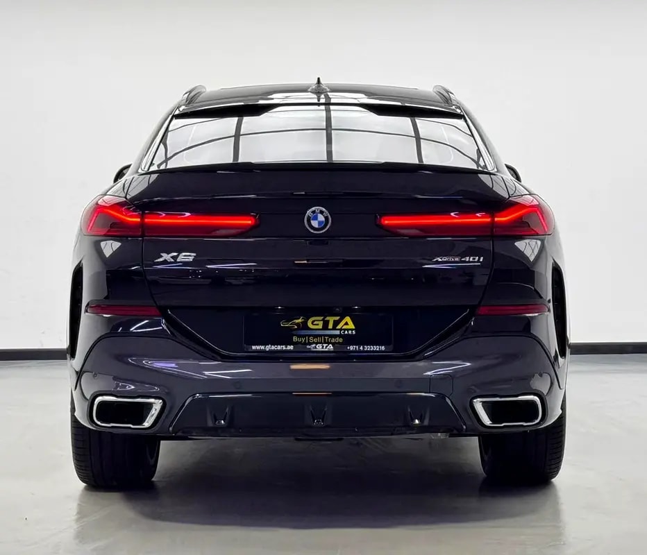 2021 BMW X6 xDrive40i M-Sport, Warranty, Full BMW Service History, Excellent Condition, GCC - Thumbnail 5