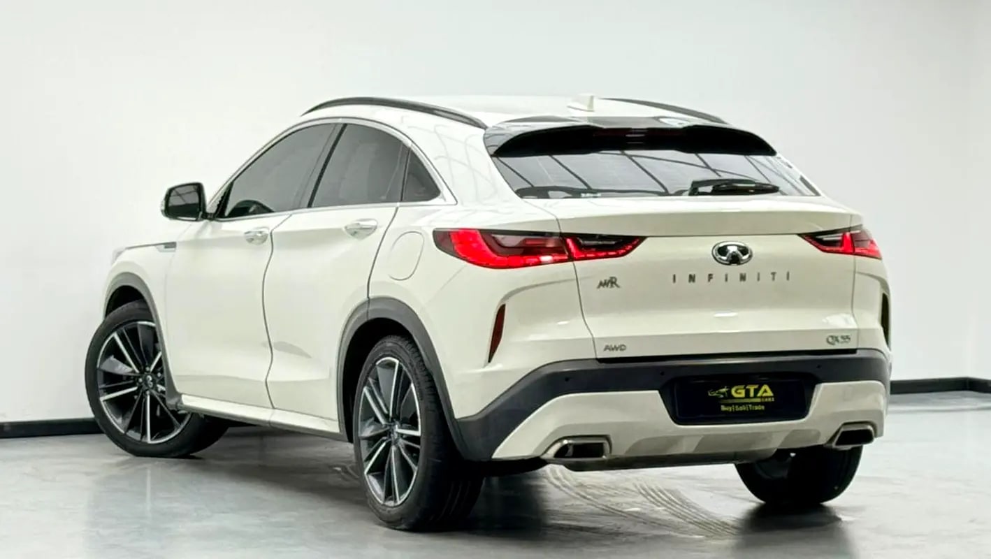 2023 Infiniti QX55 Sensory, 2028 Infiniti Warranty + Service Pack, Very Low Km, Fully Loaded, GCC - Thumbnail 6