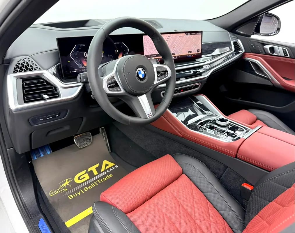 2024 BMW X6 xDrive40i M-Sport PRO, 2029 BMW Warranty + Service Pack, Full BMW Service History, GCC - Thumbnail 10
