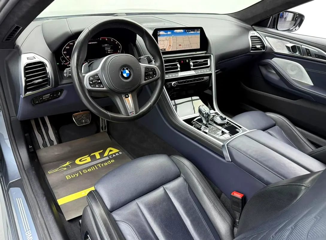 2021 BMW M850i xDrive Coupe Individual, 2026 BMW Warranty + Service Pack, Low Km, Fully Loaded, GCC - Thumbnail 10
