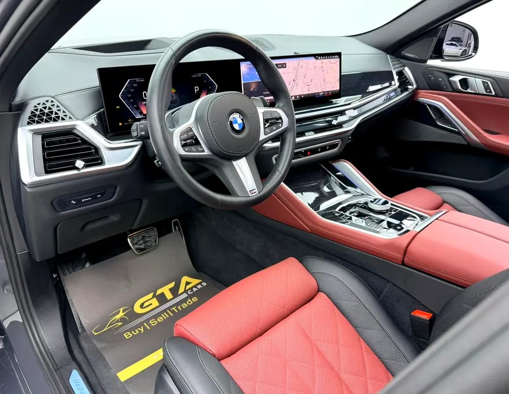 2025 BMW X6 xDrive40i M-Sport, 2030 BMW Warranty + Service Pack, Full BMW Service History, GCC - Thumbnail 10