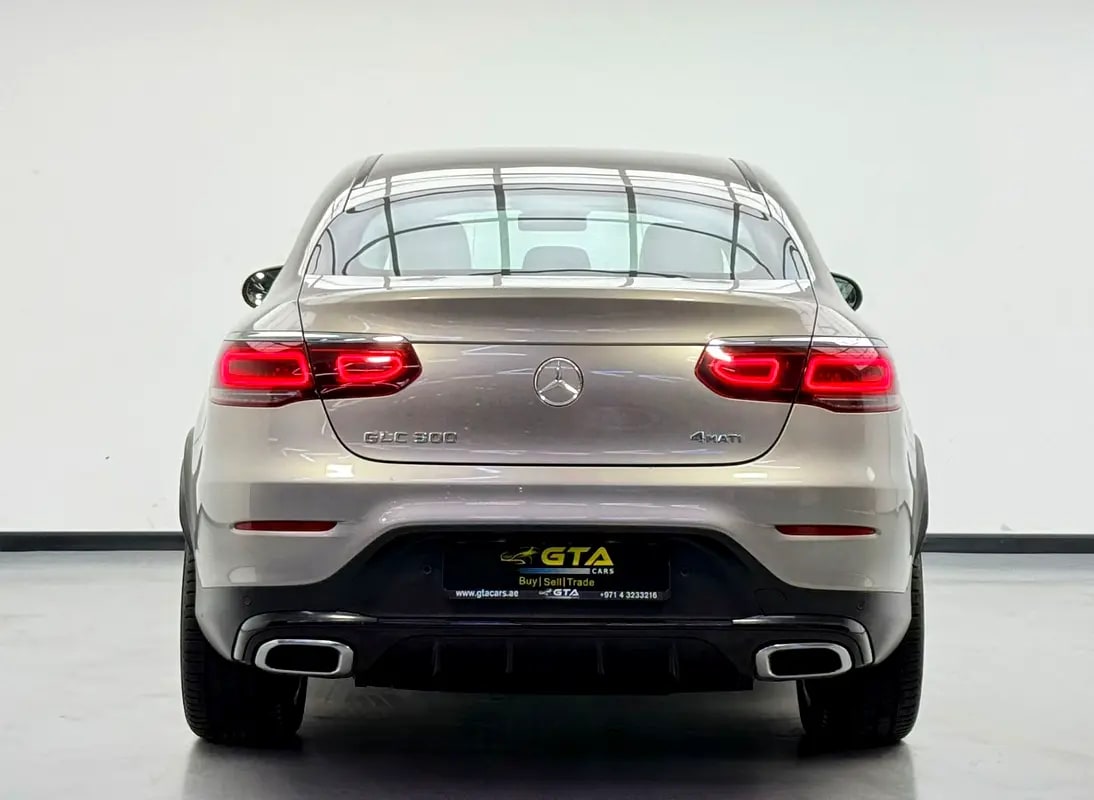 2020 Mercedes Benz GLC300 AMG 4MATIC Coupe, 2027 MB Warranty, Full MB Service History, GCC - Thumbnail 5