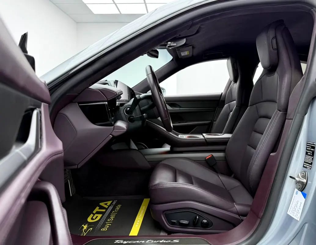 2021 Porsche Taycan Turbo S, 2027 Porsche Warranty, Full Porsche Service History, Very Low Km, GCC - Thumbnail 8