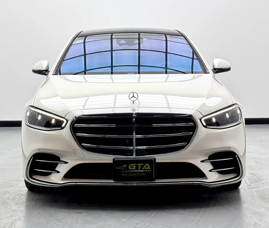 2021 Mercedes S500 4Matic, 1 Year Warranty, Service History, Clean Title, Excellent Condition - Thumbnail 2