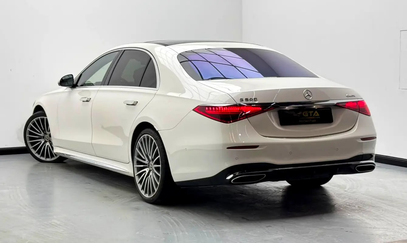 2021 Mercedes S500 4Matic, 1 Year Warranty, Service History, Clean Title, Excellent Condition - Thumbnail 4