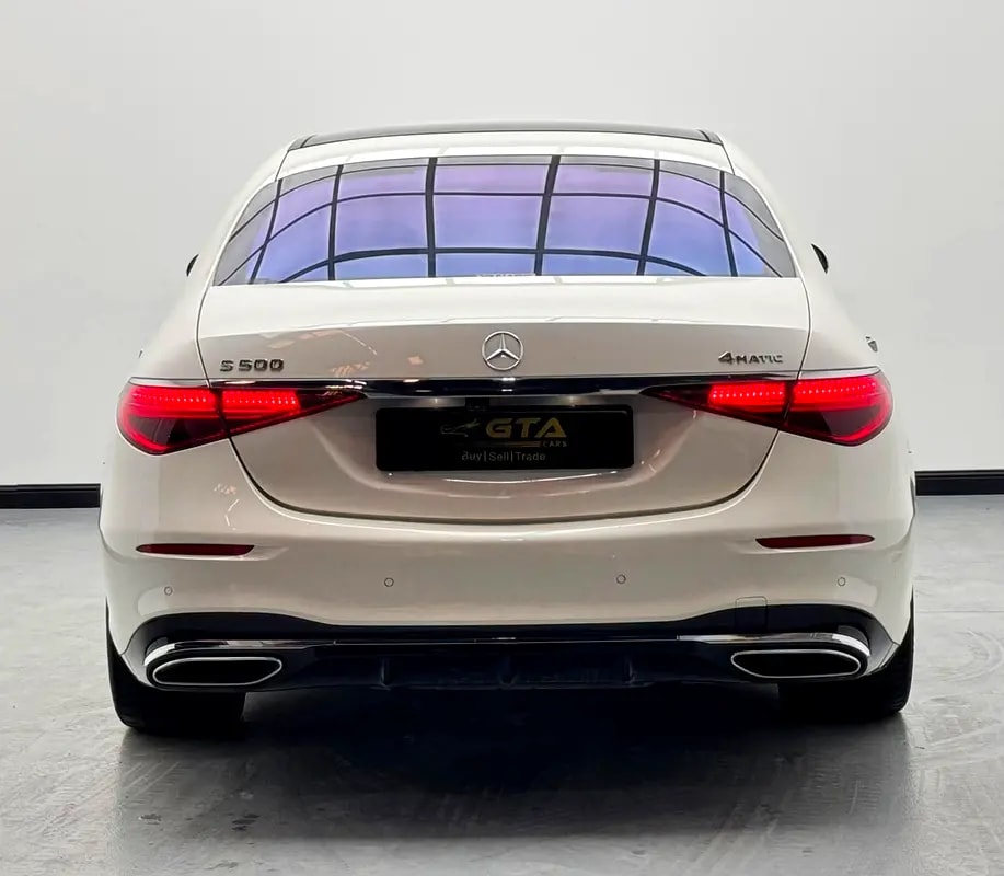 2021 Mercedes S500 4Matic, 1 Year Warranty, Service History, Clean Title, Excellent Condition - Thumbnail 5