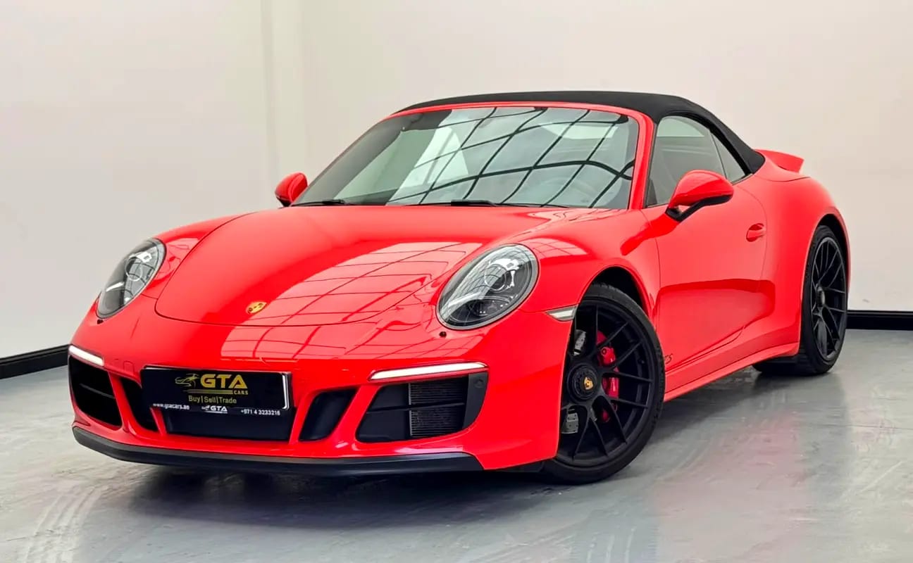 2018 Porsche 911 Carrera GTS Convertible, Excellent Condition - Thumbnail 4