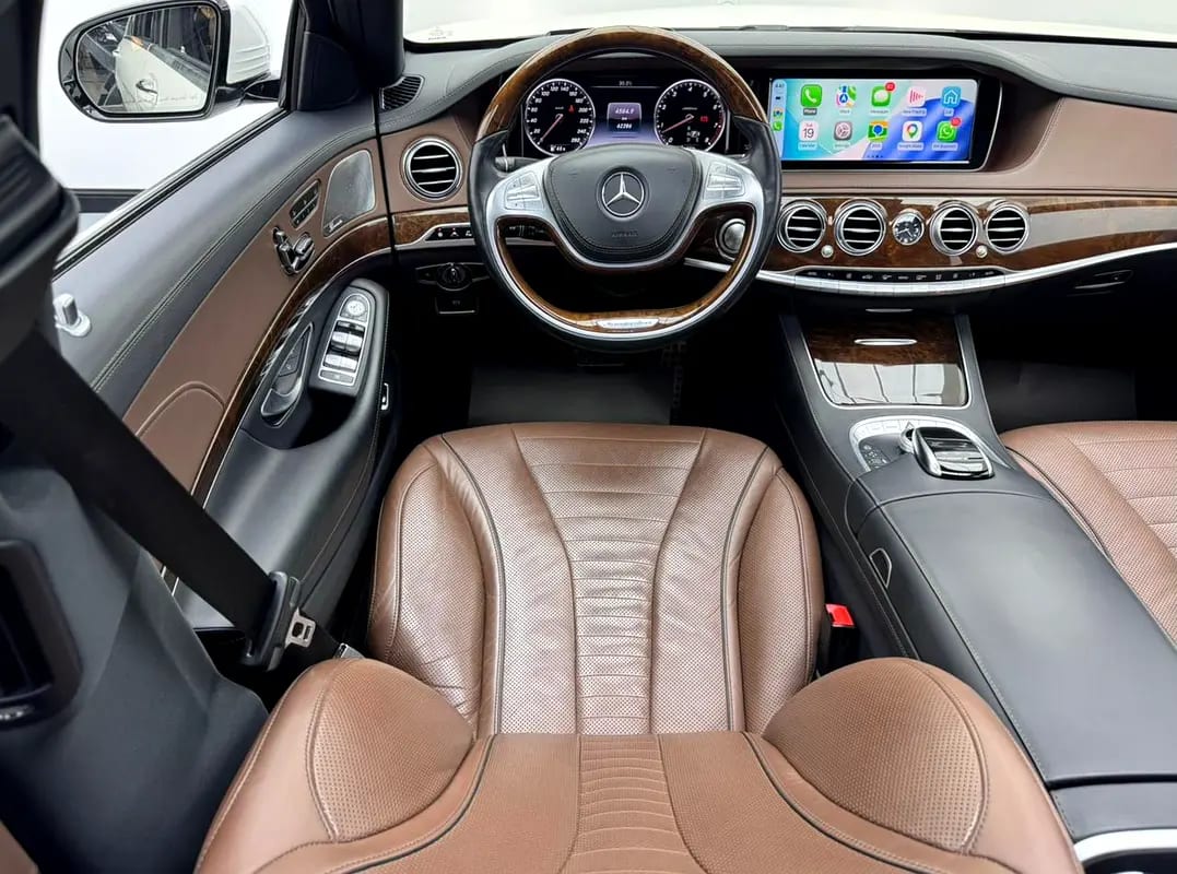 2015 Mercedes-Benz S500L AMG, Service History, Excellent Condition, GCC - Thumbnail 8
