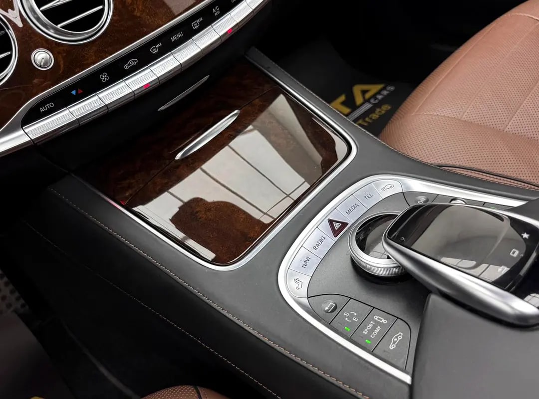 2015 Mercedes-Benz S500L AMG, Service History, Excellent Condition, GCC - Thumbnail 10