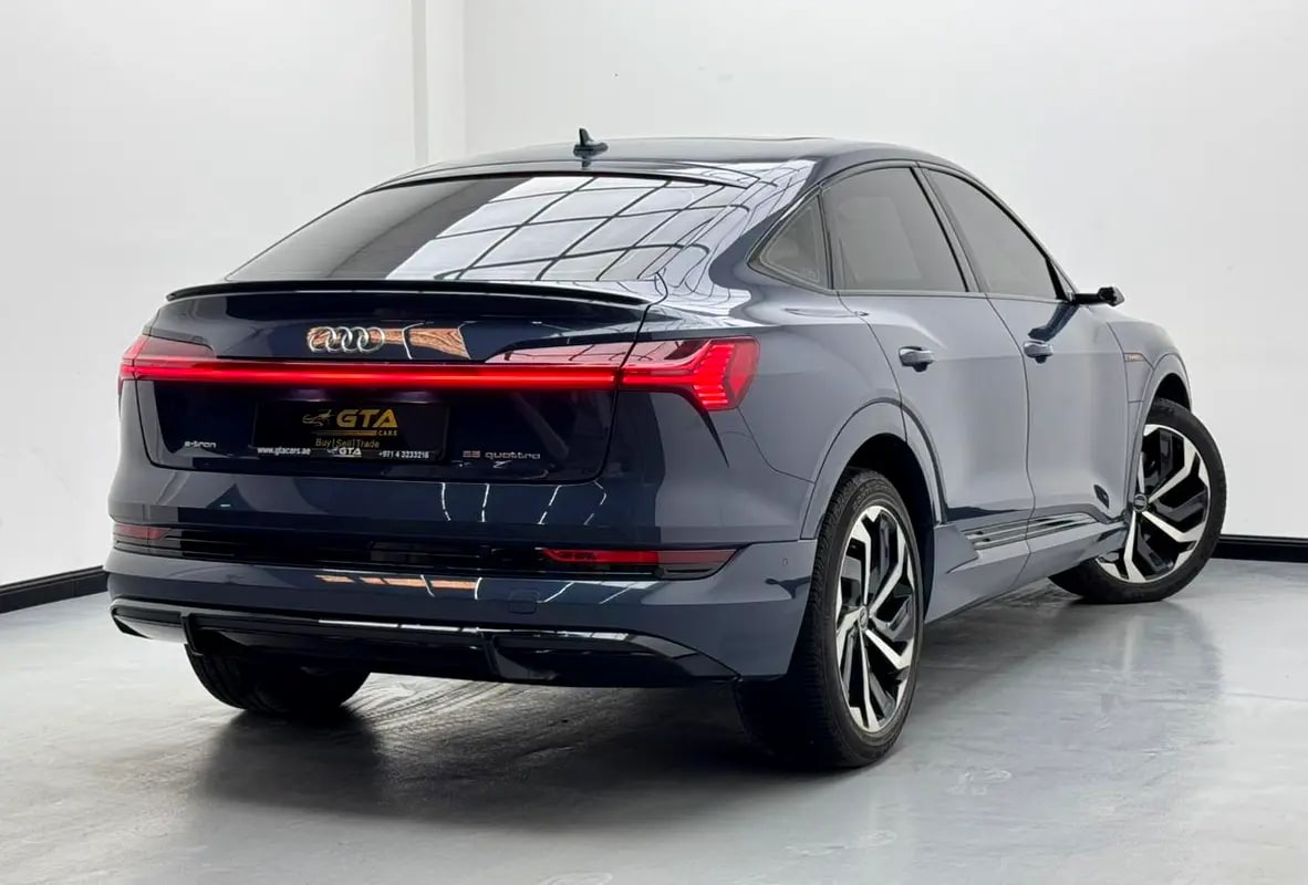 2021 Audi E-Tron 55 Quattro S-Line, 2029 Audi Warranty, Audi Service History, GCC - Thumbnail 6