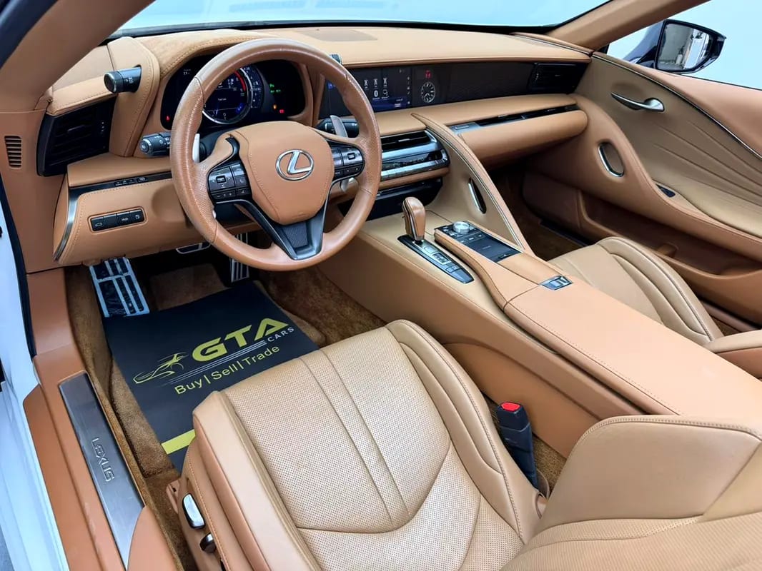 2021 Lexus LC500 Carbon, 1 Year Warranty, Lexus Service History, GCC - Thumbnail 8