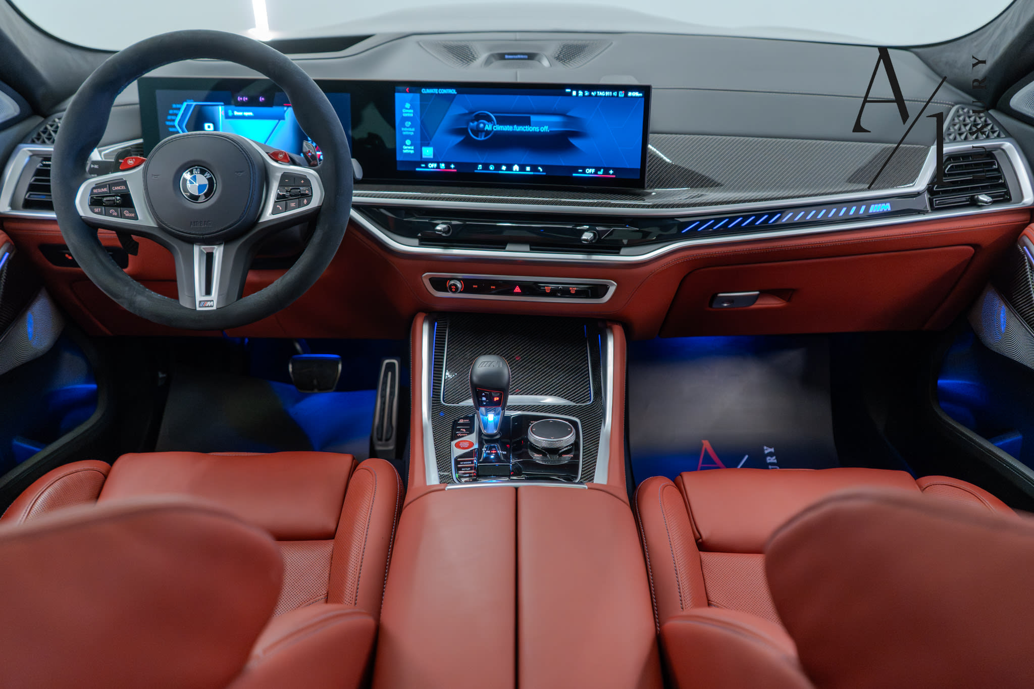 2025 BMW X6M Competition, With Warranty Service Contract, Full Carbon Fiber, GCC Specs - Thumbnail 7