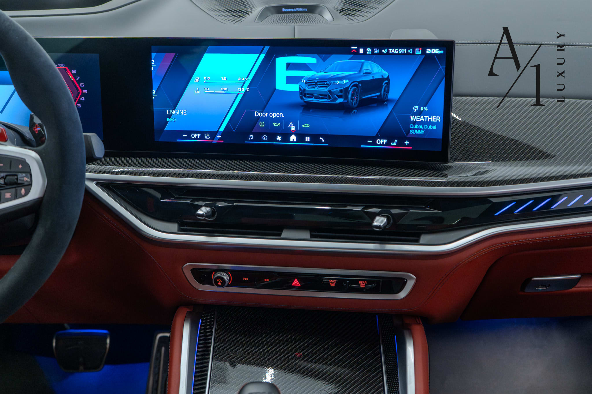 2025 BMW X6M Competition, With Warranty Service Contract, Full Carbon Fiber, GCC Specs - Thumbnail 11