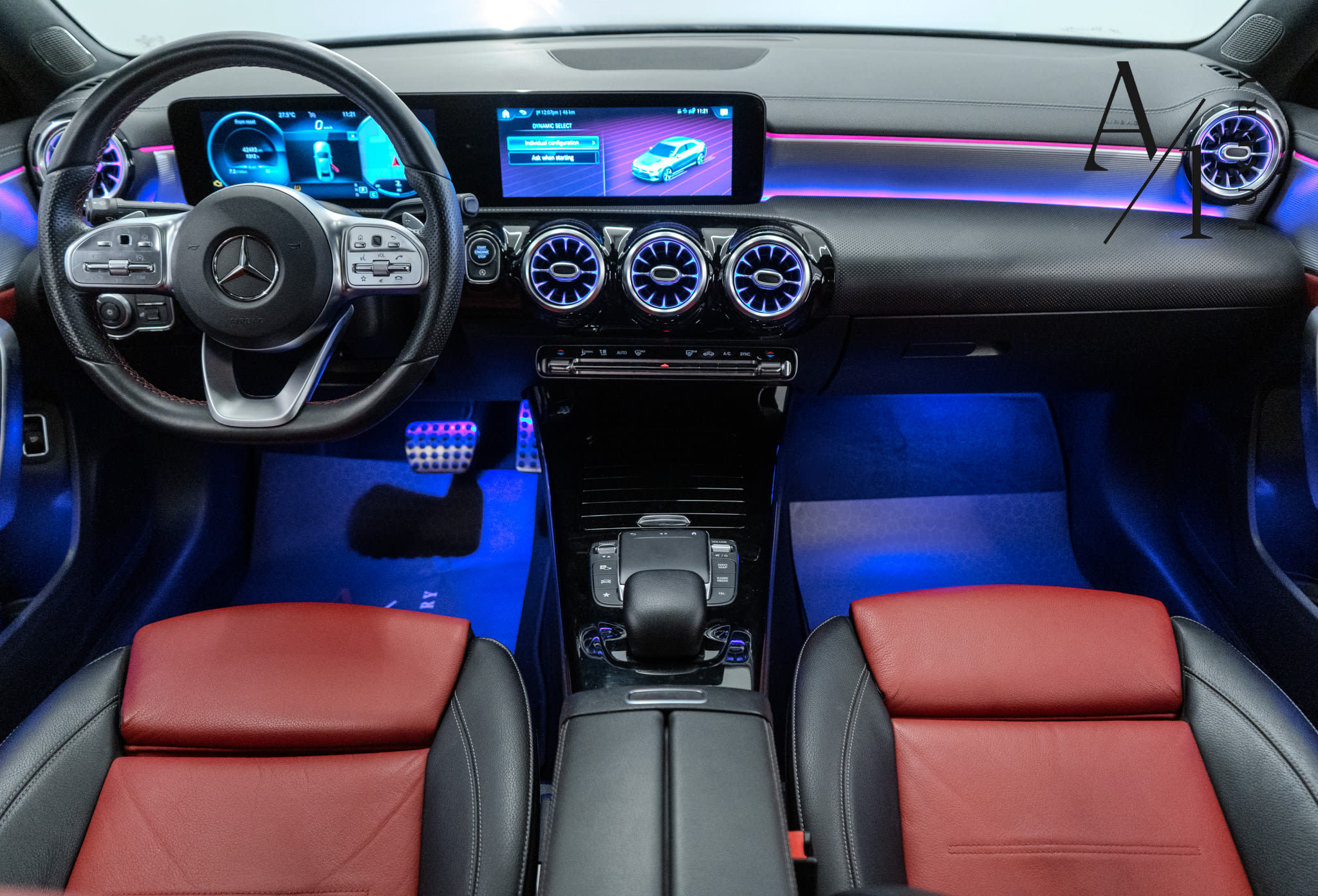 2021 Mercedes A200, Full Service History In Gargash, Excellent Condition, GCC Spec - Thumbnail 6