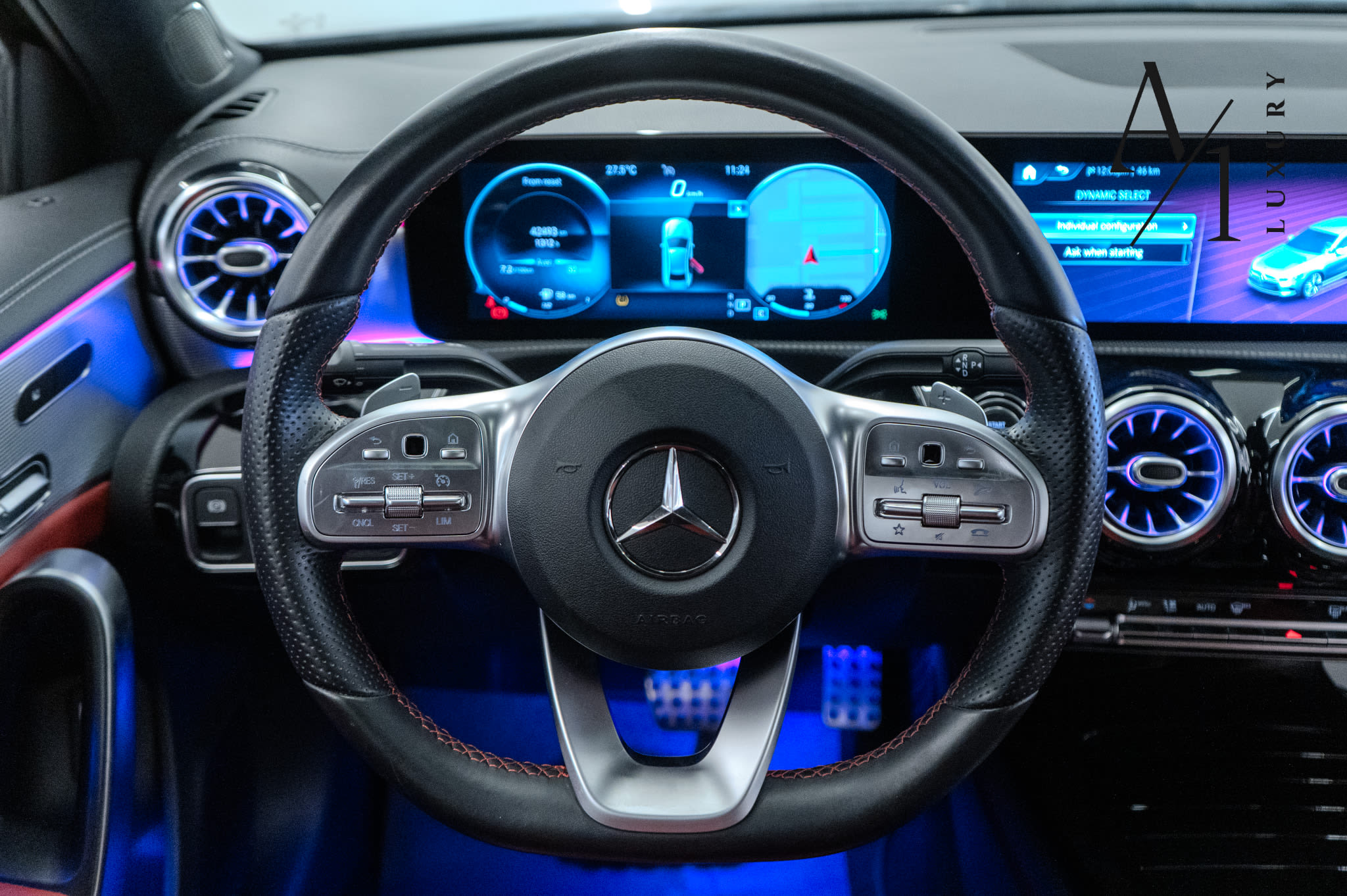 2021 Mercedes A200, Full Service History In Gargash, Excellent Condition, GCC Spec - Thumbnail 9