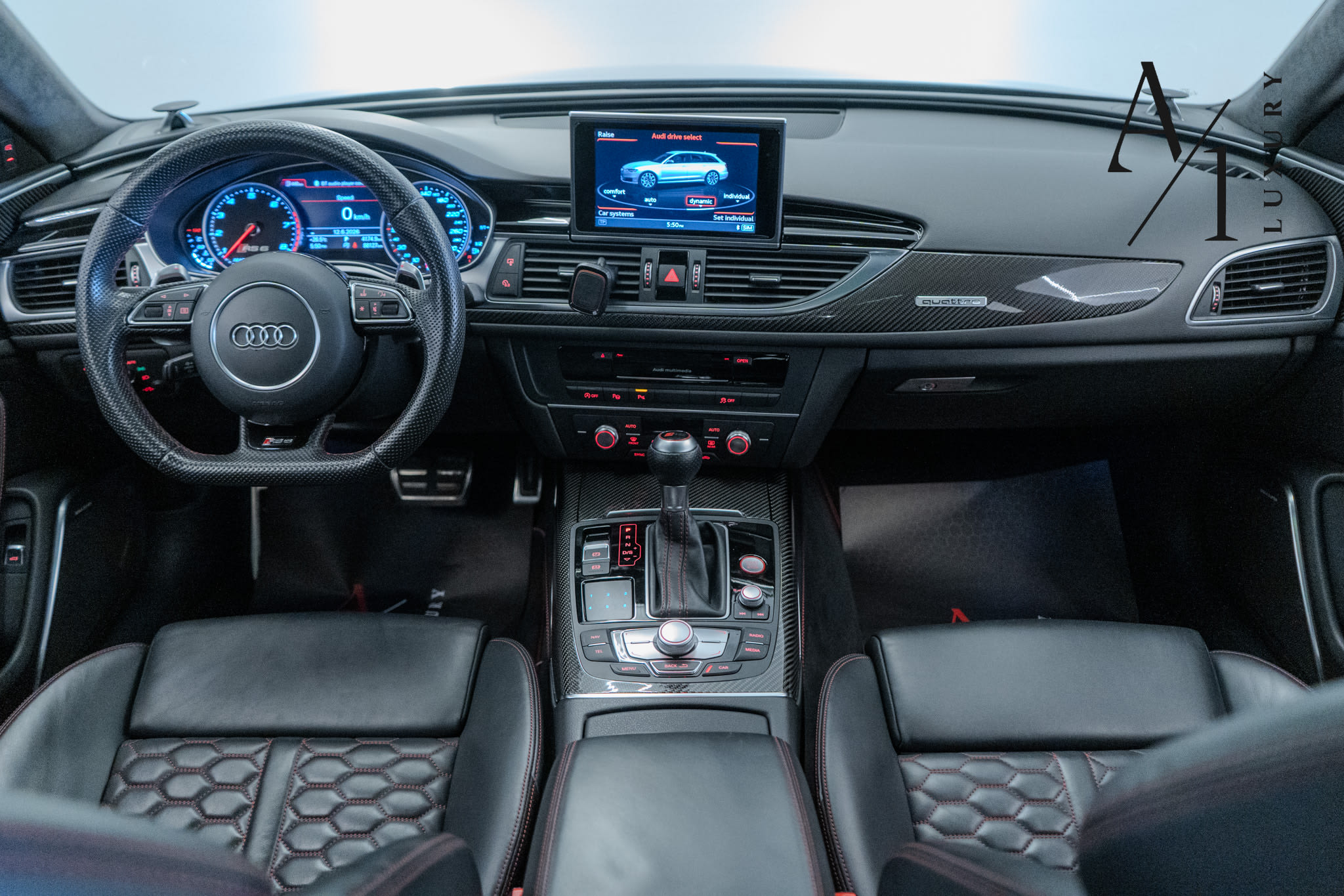 2016 Audi RS6 Quattro, With Full Service History, Excellent Condition, GCC Spec - Thumbnail 7