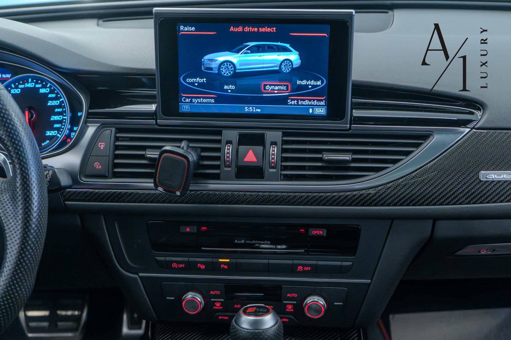2016 Audi RS6 Quattro, With Full Service History, Excellent Condition, GCC Spec - Thumbnail 11