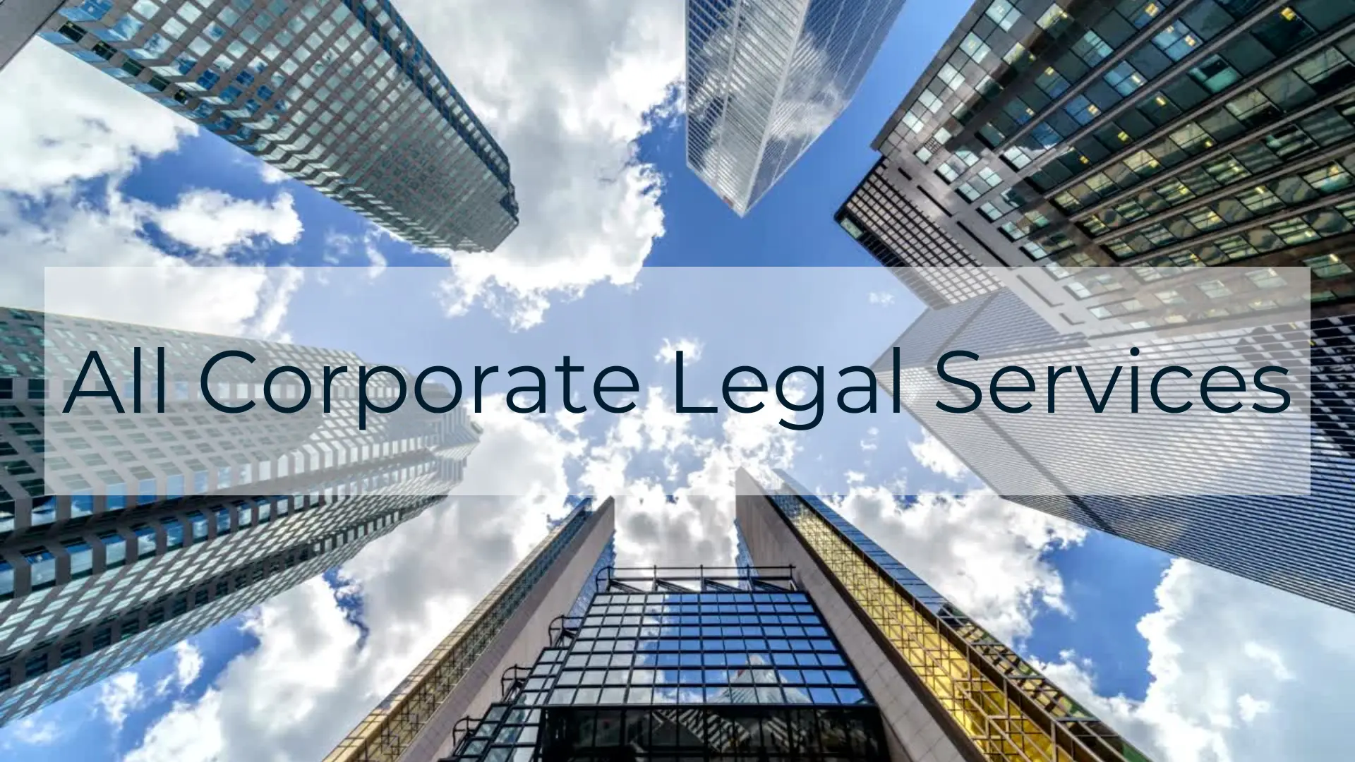 Corporate law services button