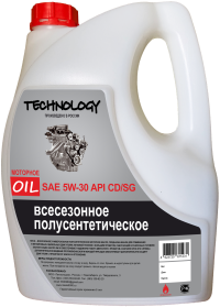 Купить Полусинтетическое моторное масло 5W-30 в Новосибирске. Технолоджи