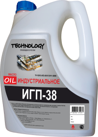 Индустриальное масло ИГП-38 10 литров для гидравлических систем станков и прессов от компании Технолоджи в Новосибирске