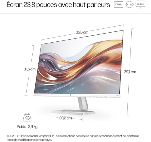 Vue 4 de Hp Sa Ecran Hz