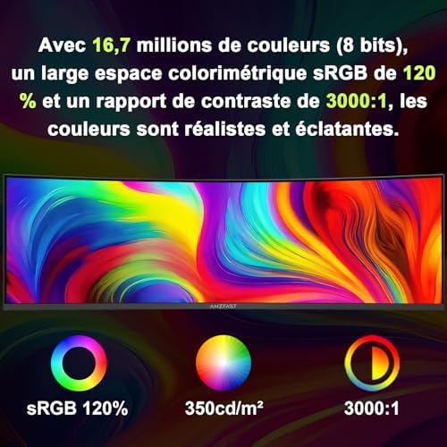Vue 4 de Amzfast Ecran Pc Gamer