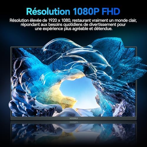 Vue 3 de Koorui Ef Pouces Ecran