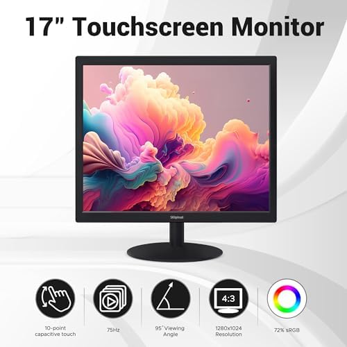 Vue 2 de Moniteur Pouces Points Multitouch