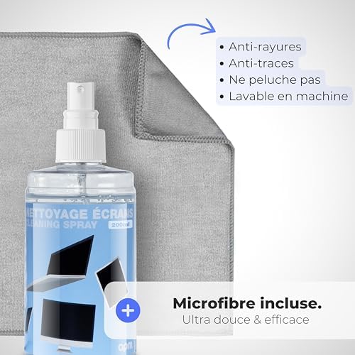 Vue 4 de Apm Spray Nettoyant Ecran