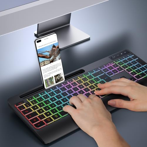 Vue 5 de Tecurs Clavier Sans Fil