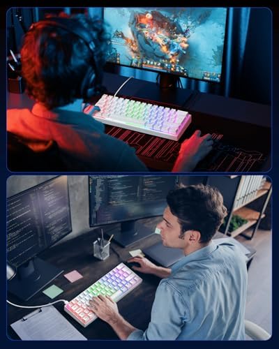 Vue 4 de Tecurs Clavier Mecanique Gaming