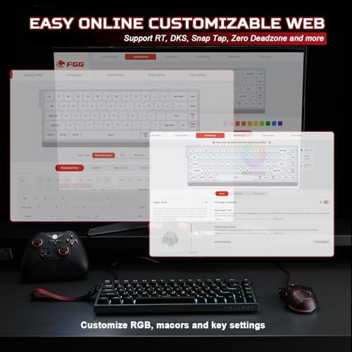 Vue 6 de Yunzii Mad He Clavier