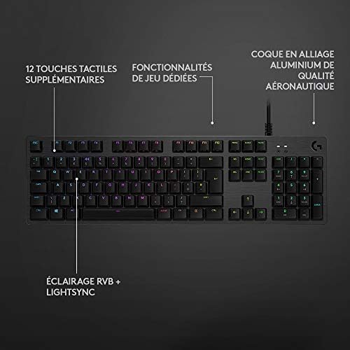 Vue 5 de Logitech Clavier Gamer