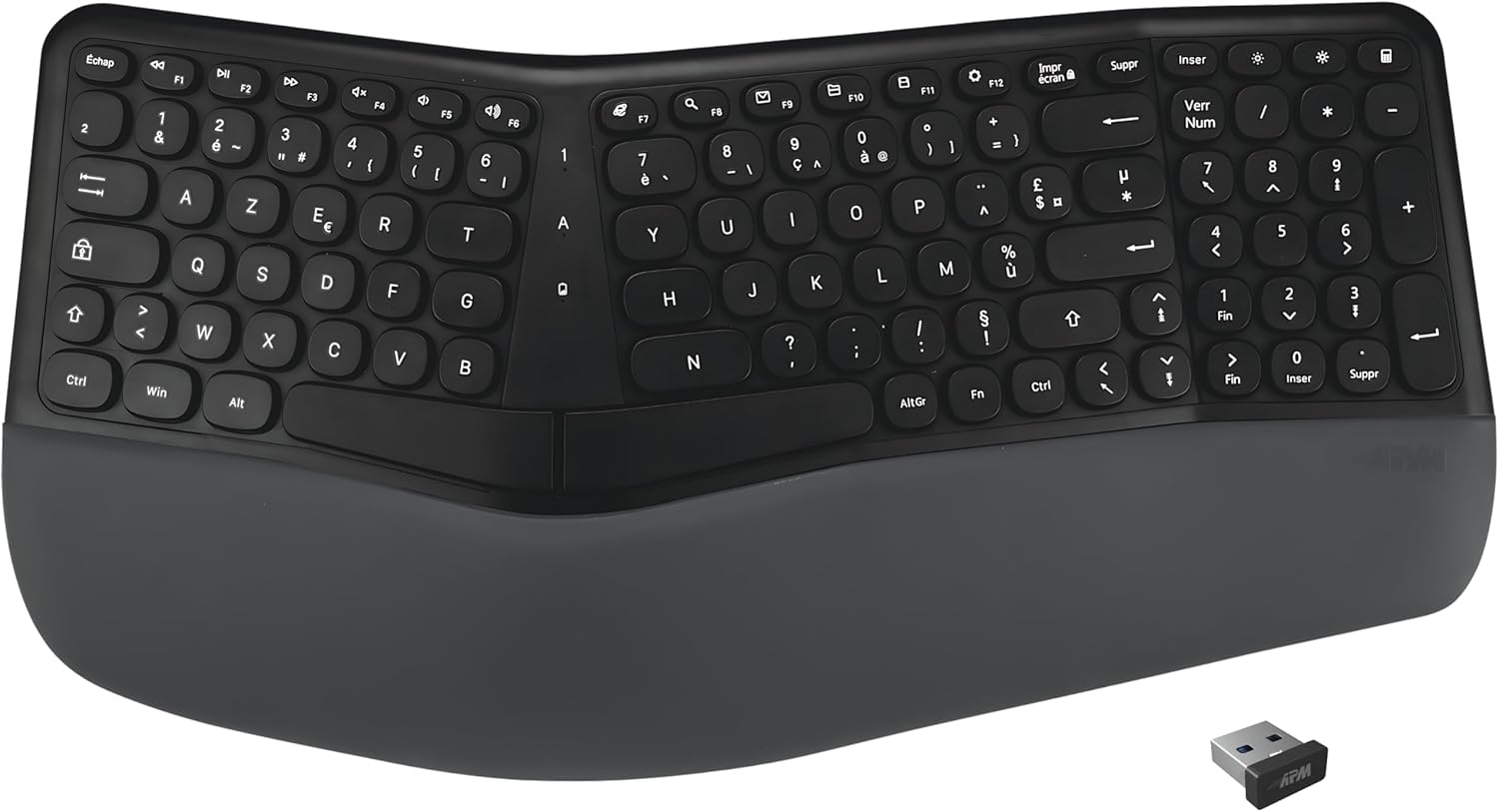 Apm Clavier Ergonomique Sansfil
