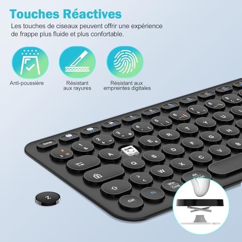 Vue 2 de Cimetech Clavier Sans Fil