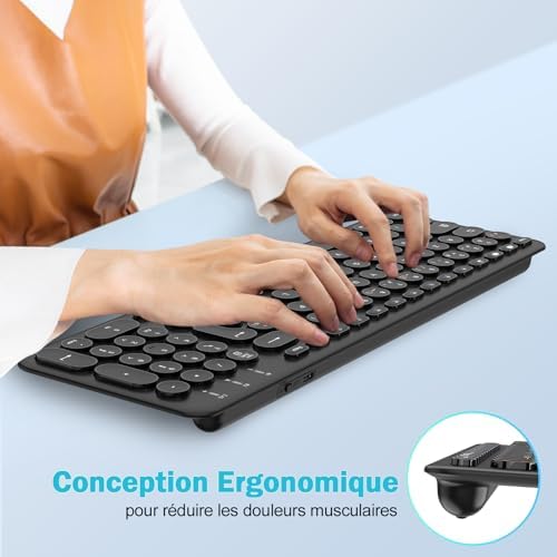 Vue 4 de Cimetech Clavier Sans Fil