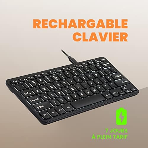 Vue 4 de Perixx Periboard Mini Clavier