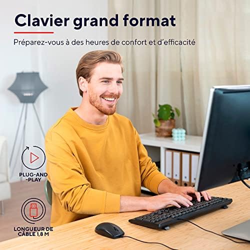 Vue 2 de Trust Taro Clavier Filaire