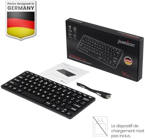 Vue 7 de Perixx Periboard Mini Clavier