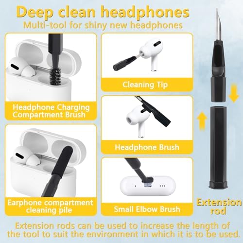 Vue 3 de Mxtimwan Kit Nettoyage Clavier