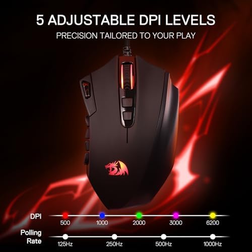 Vue 3 de Redragon Souris De