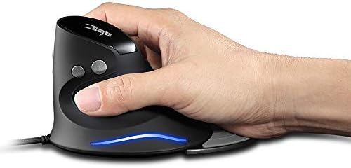 Vue 3 de Zelotes Souris Ergonomique Filaire