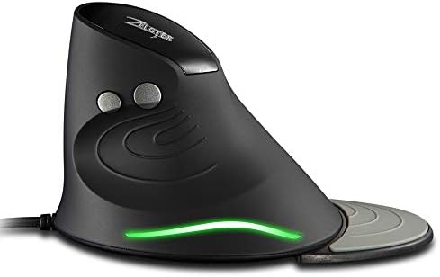 Vue 4 de Zelotes Souris Ergonomique Filaire