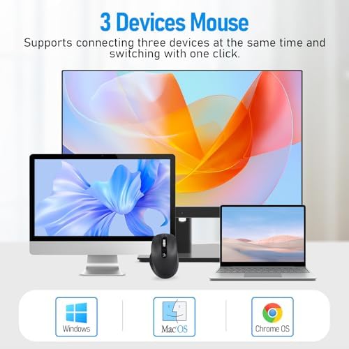 Vue 5 de Souris Sans Fil Multiappareils