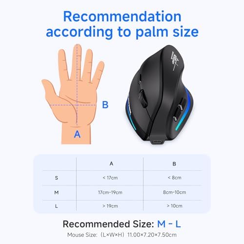 Vue 6 de Echtpower Update Souris Ergonomique