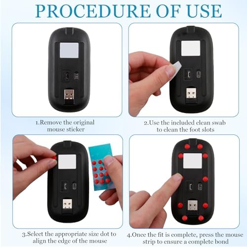 Vue 4 de Piezas Patins De Souris