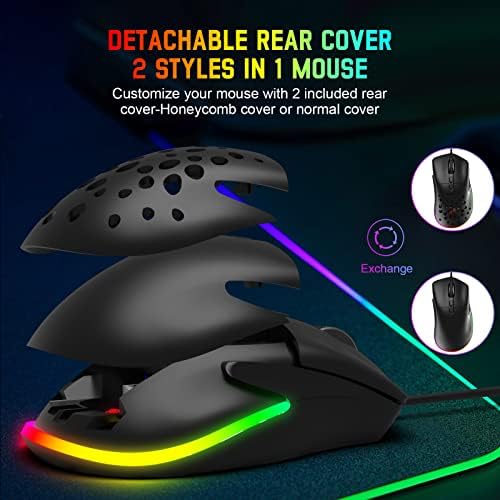 Vue 3 de Souris Gpro Gaming Wired