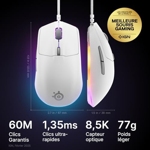 Vue 2 de Steelseries Rival Gen Souris
