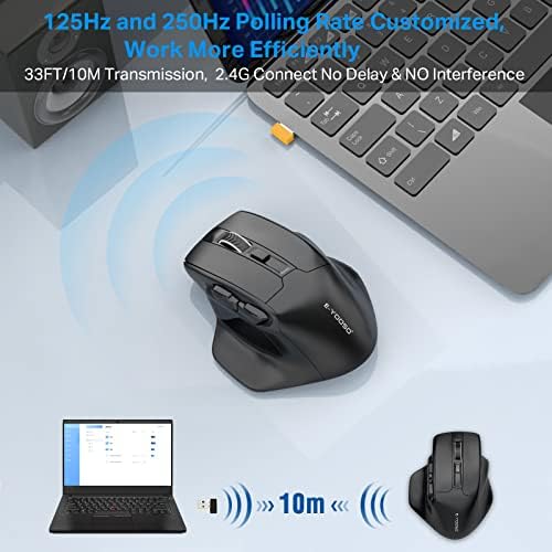 Vue 5 de Grande Souris Usb Sans